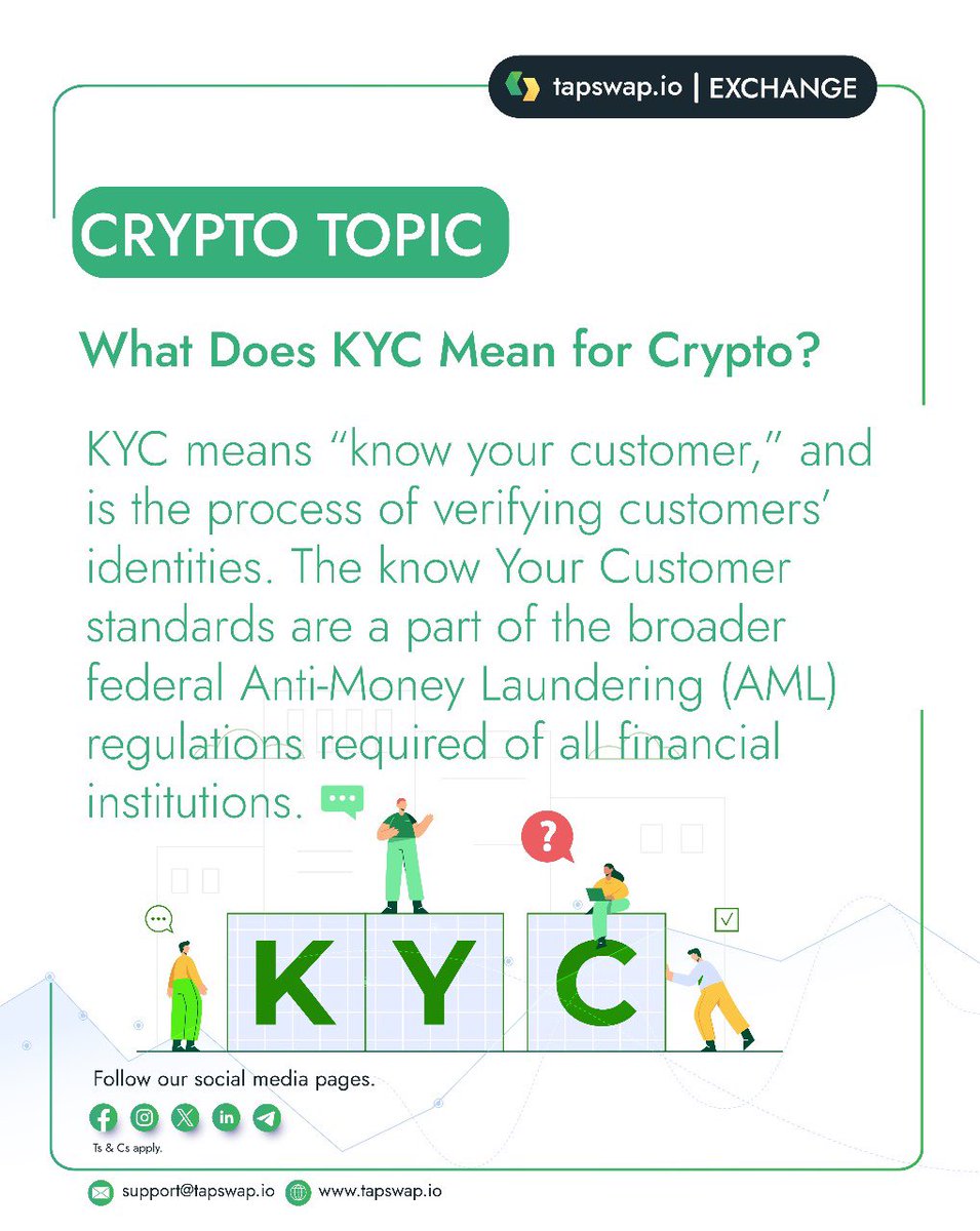 Understand the importance of KYC in crypto: Ensuring your identity is  verified for secure transactions. 🌐🔒