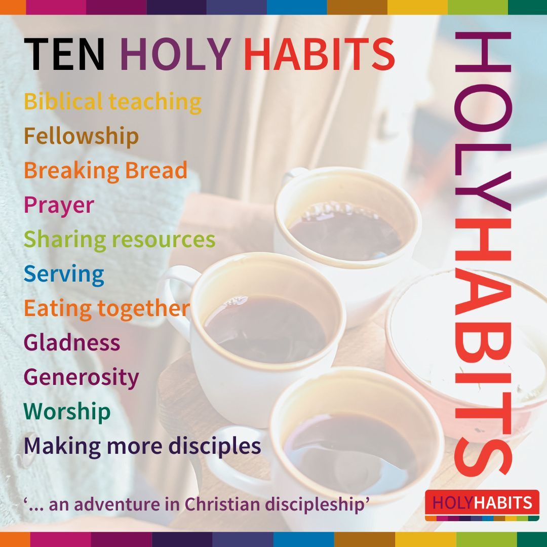 Are you a church leader or small group leader? Do you need something for your groups in the autumn term? We recommend Holy Habits Group Studies. From a range of 10 holy habits each group study has material for x8 / 90min sessions exploring discipleship together in community.