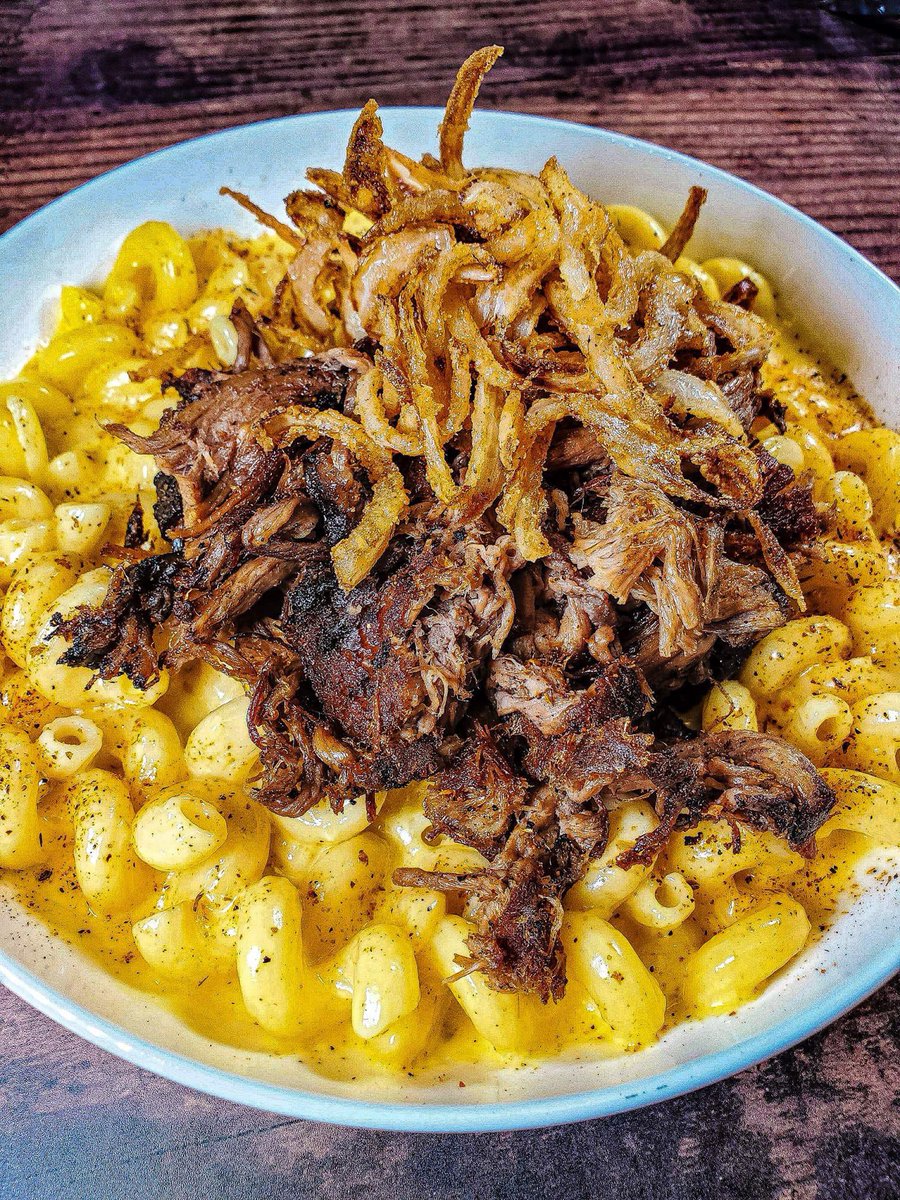 Chefmarkcoakley's tweet photo. Smoked Brisket Mac N Cheese anyone?? 
#macncheese #foodie https://t.co/pGTbDftYso