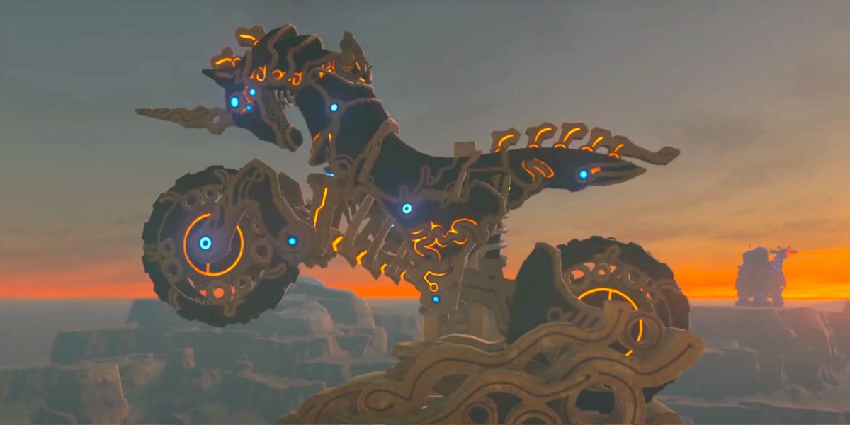 roozbang's tweet photo. Am I the only person who misses the master cycle from BoTW? Sure the costume builds you can get with the ultra hand are fun and I get that the variety is supposed to make up for it, but there was something about summoning the cycle whenever and wherever you wanted. (1/3) #totk https://t.co/NaVRoQkuVO