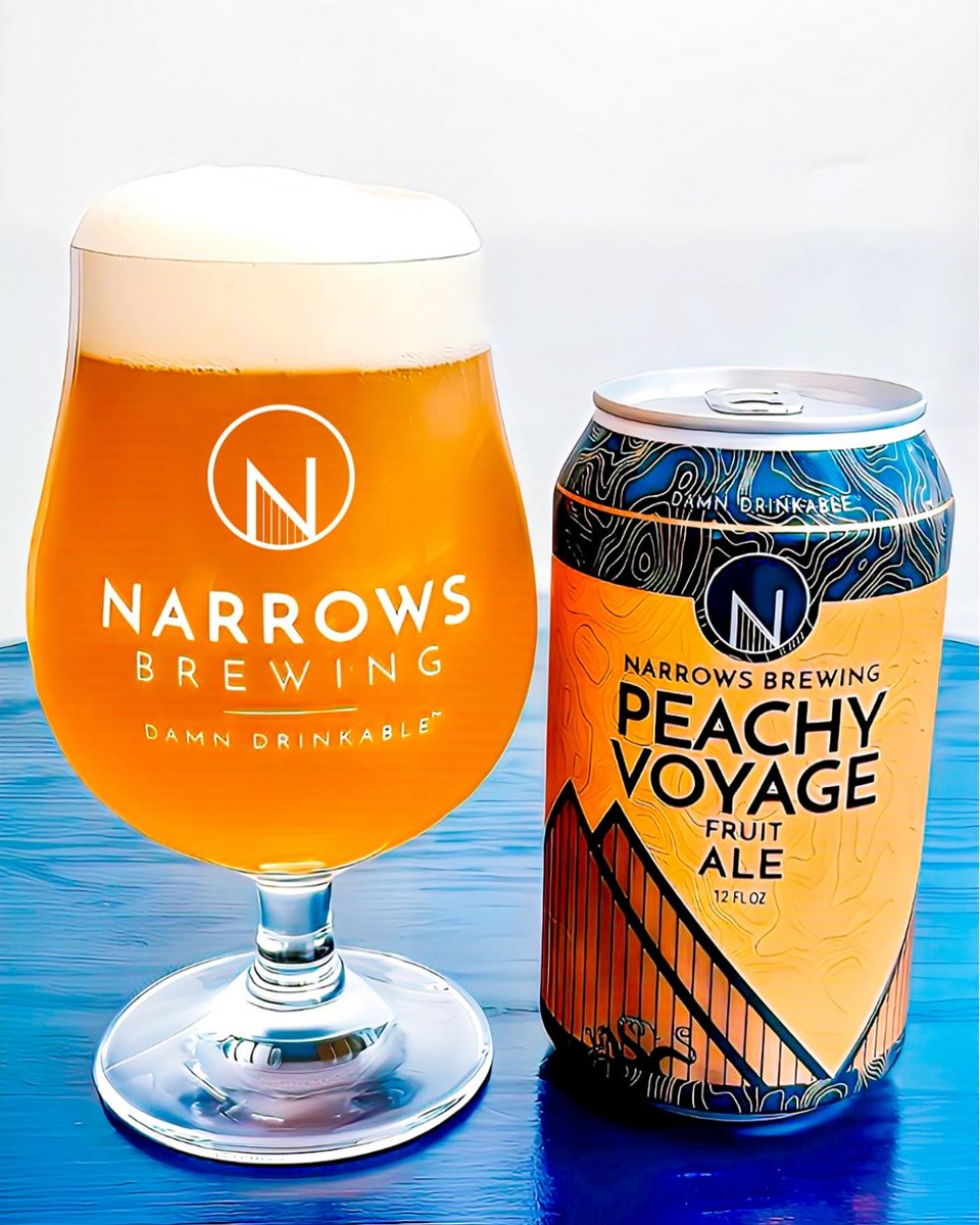 Have you tried Peachy Voyage yet? 🍑 The perfect light, fruit-forward summer beer 🍻