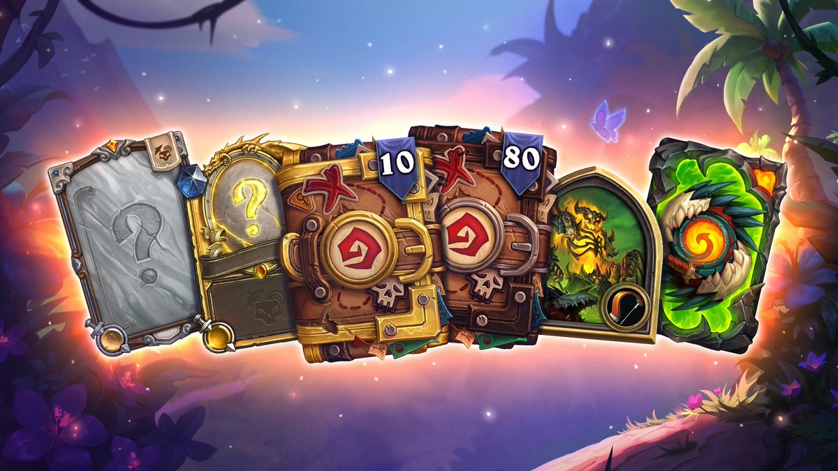 Thanks to <a href="/PlayHearthstone/">Hearthstone</a> <a href="/Blizzard_Ent/">Blizzard Entertainment</a> I have ANOTHER bundle to give away - this time it's a MEGA bundle!! #ad #gifted 

🏖️ follow @moms_den 
🧉 like &amp; repost
🌅 subscribe to youtube.com/@VeePlays 

Drawing the winner on July 23! Good luck! #Hearthstone #PerilsInParadise