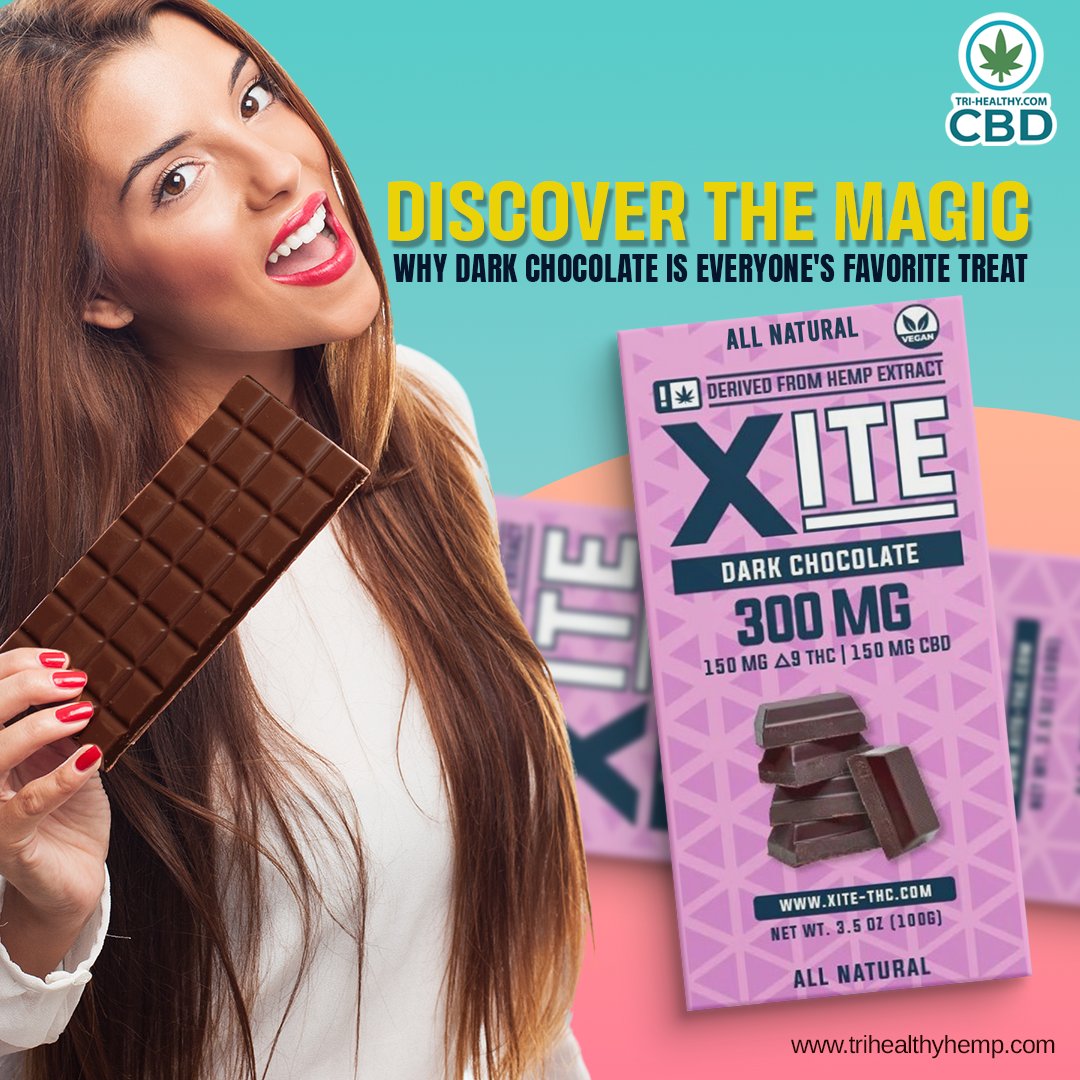 Patsy's Xite Delta 9 THC Ratio Dark Chocolate Bar. Crafted with the finest dark chocolate, this bar offers a balanced blend of rich cocoa flavor and the soothing effects of Delta 9 THC. 
#PatsysXite #Delta9THC #DarkChocolate #TreatYourself 🍫🌿💫