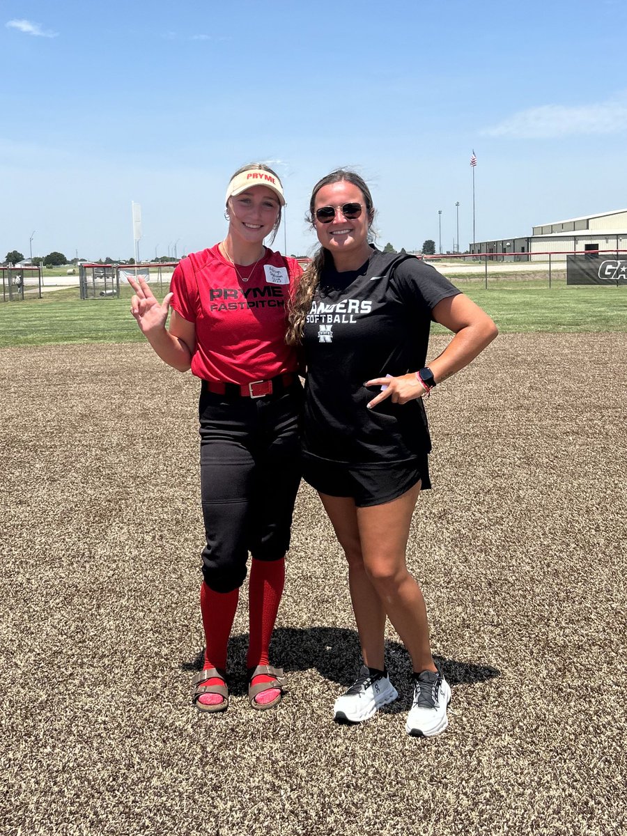 Thank you for a great camp today <a href="/Casady_Webb/">Casady Webb</a> !! <a href="/NWOSU/">Northwestern Oklahoma State University</a> <a href="/prymefastpitch/">Pryme Fastpitch</a> 
#riderangersride #prymefastpitch