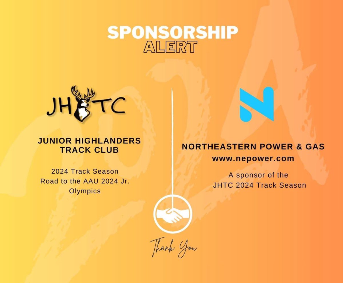 jr_highlander's tweet photo. 🚨SPONSORSHIP ALERT 🚨 

Many thanks to Northeastern Power &amp; Gas for supporting our youth athletes' journey to the 2024 AAU Jr. Olympics in NC. Visit NE Power at https://t.co/6tJ7S8eqrv https://t.co/k20RjFs19u