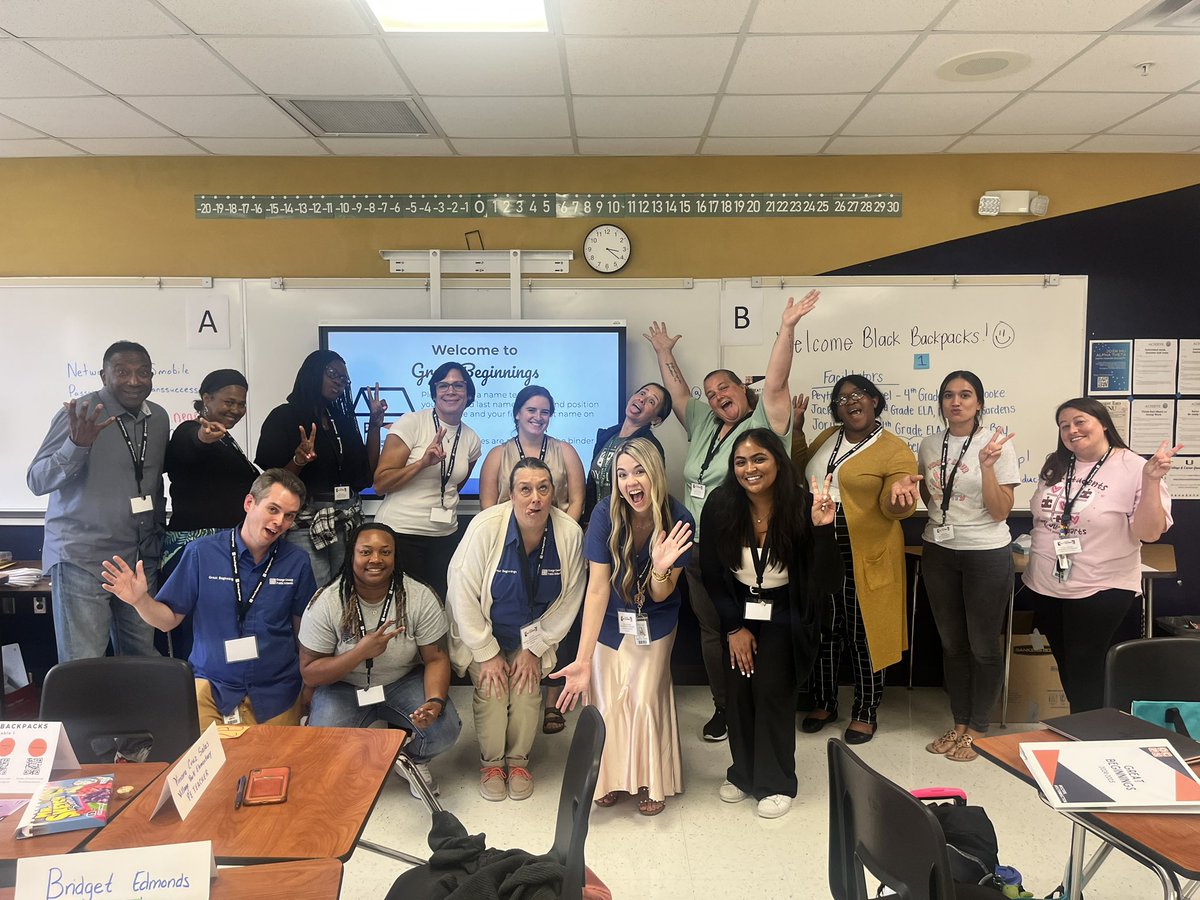 Welcome to OCPS! These educators are ready to change lives in 2024-2025! Way to go, Group A Black Backpacks! #ocpsinduction #ocpsPL