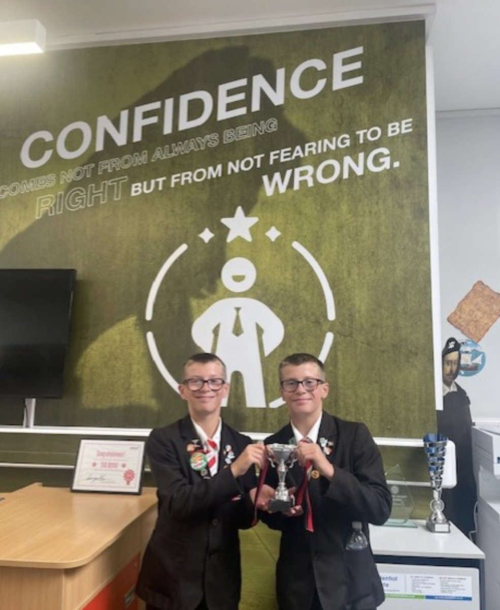 amy_rose2190's tweet photo. Well done to Ethan and Aidan from @ossmastoke who wowed the judges at our OAT Oracy competition ‘Make Yourself Heard’ today with their engaging topic, ‘Twins- an identity crisis’. 
It always is an amazing competition that I feel so grateful to lead!
@OAT_English 
@OrmistonAcads https://t.co/1E5er3xOr2