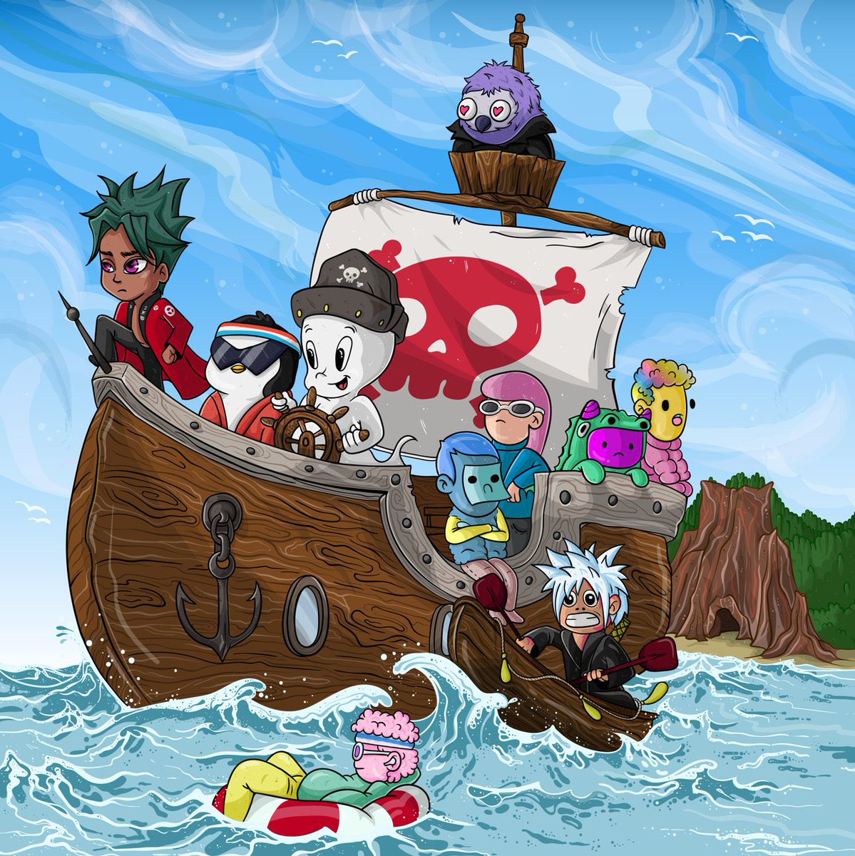 I would say that Gideon summed this pretty good! Another $pirate recruited on our sailing journey to Valhalla!

dexscreener.com/ethereum/0x7f7…