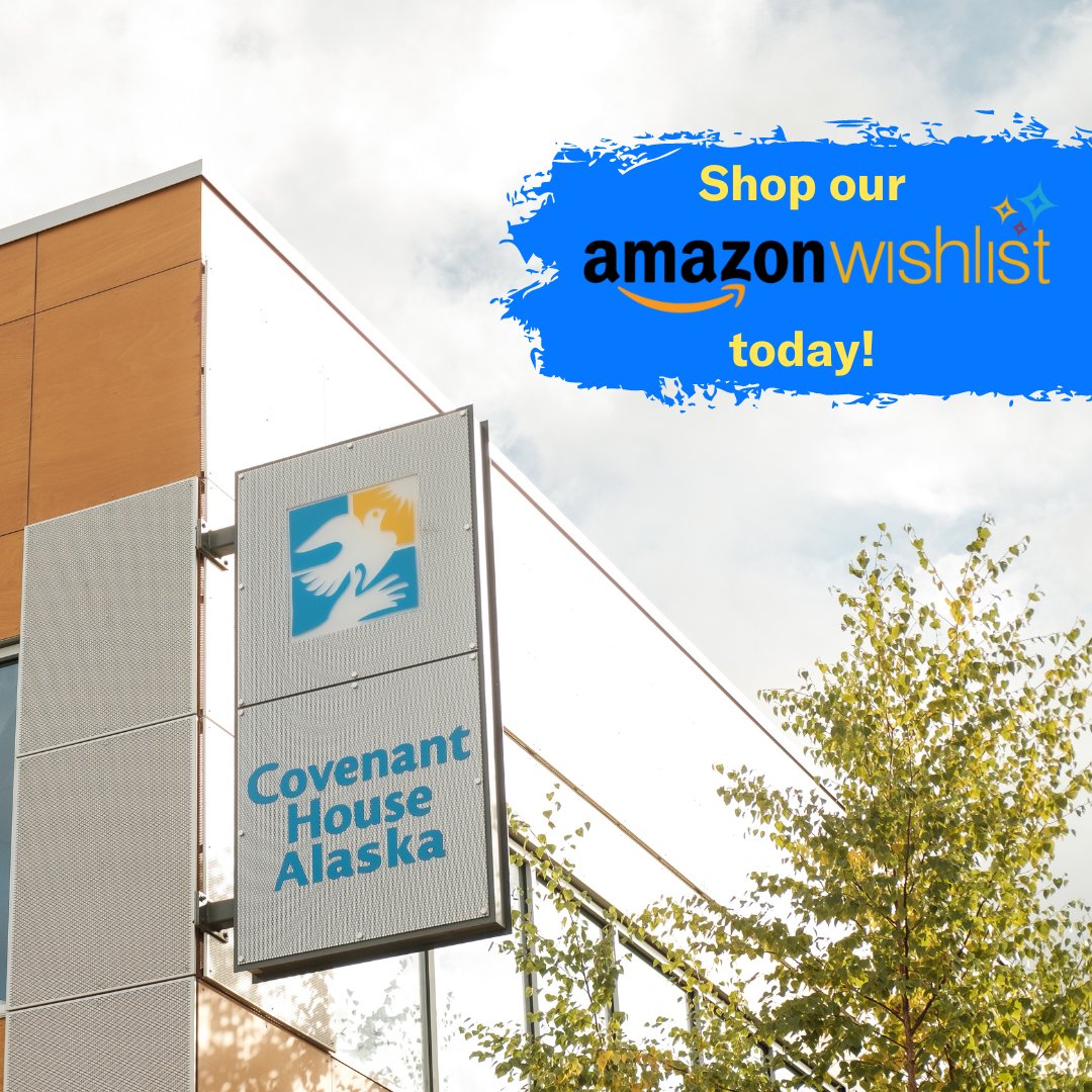 covenanthouseak's tweet photo. Shopping on Amazon Prime Day? If so, please consider adding some much-needed supplies from Covenant House Alaska's Amazon Wishlist to your cart for our youth. A few clicks can make a big difference to youth facing homelessness. Your purchases will be sent directly to CHA. https://t.co/puniZiGGHZ