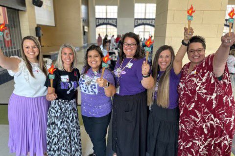 Day 1 of NISD Leadership Academy 💜 #LighttheTorchLeadtheWay