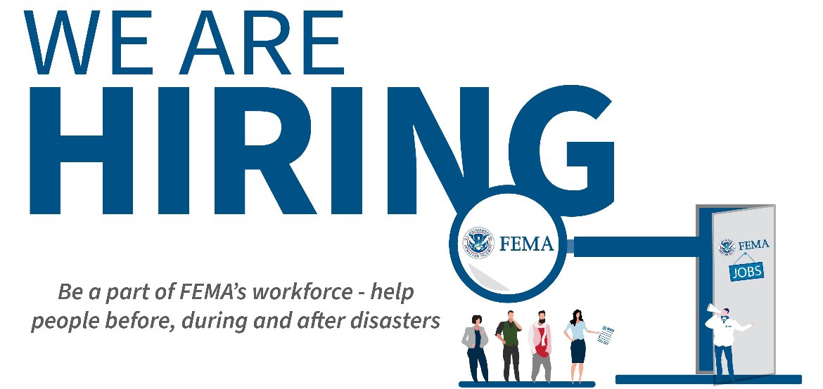 🔔Hey #Arkansas, are you interested in helping your community recover from the May 24-27 severe storms?

FEMA is looking for residents in or near Springdale with experience in customer service, logistics &amp; more!

To apply visit: usajobs.gov

▶️fema.gov/press-release/…
