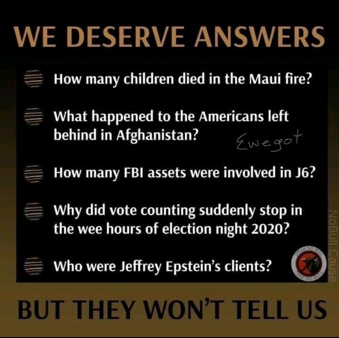 brixwe's tweet photo. We want answers https://t.co/bcfBjrwGy4
