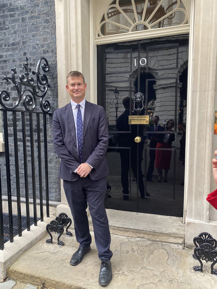 Pleased to join newly appointed ministerial colleagues with the Prime Minister this afternoon at Downing St as part of our welcome to Government