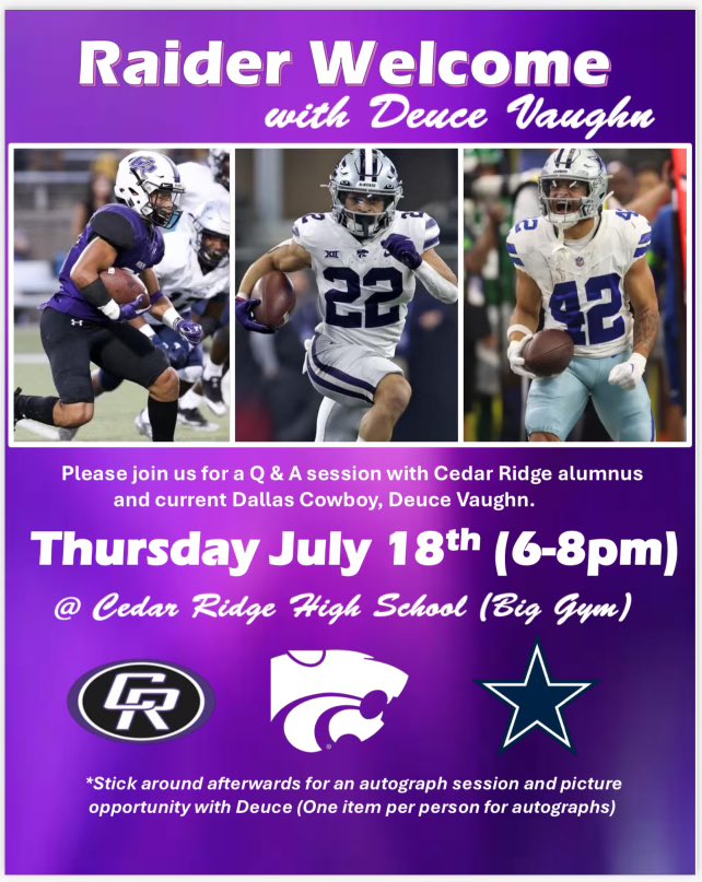 mvaughn75's tweet photo. 💜💙🏈🥰 https://t.co/i6wMofHN0S