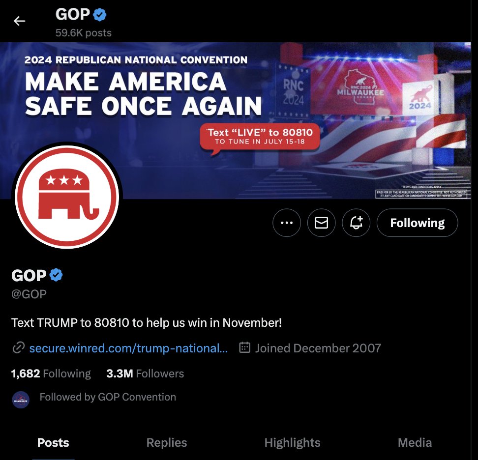 <a href="/mrdudu/"></a> Bro the GOP started there slogan is literally $MASOA

MAKE AMERICA SAFE ONCE AGAIN 

0x5afe0017Bab23C096772387e4309a41Daf87Ad66 ON ETH MAN