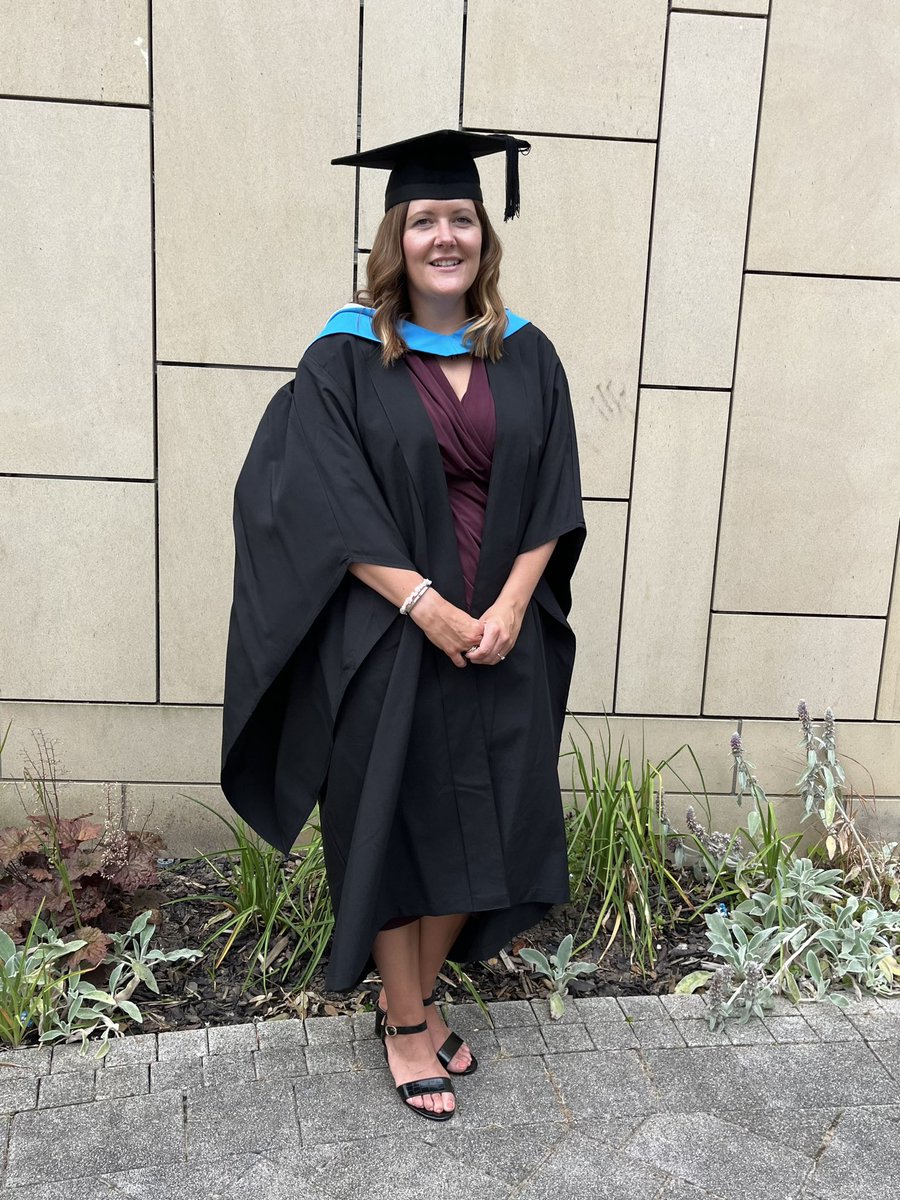 Yesterday I received my first class honors degree in Special Educational Needs, Inclusion and Disability at <a href="/HuddersfieldUni/">University of Huddersfield</a> . 
Thank you to my colleagues for all their support along the way <a href="/ReachAcademyUK/">ReachAcademyUK</a>