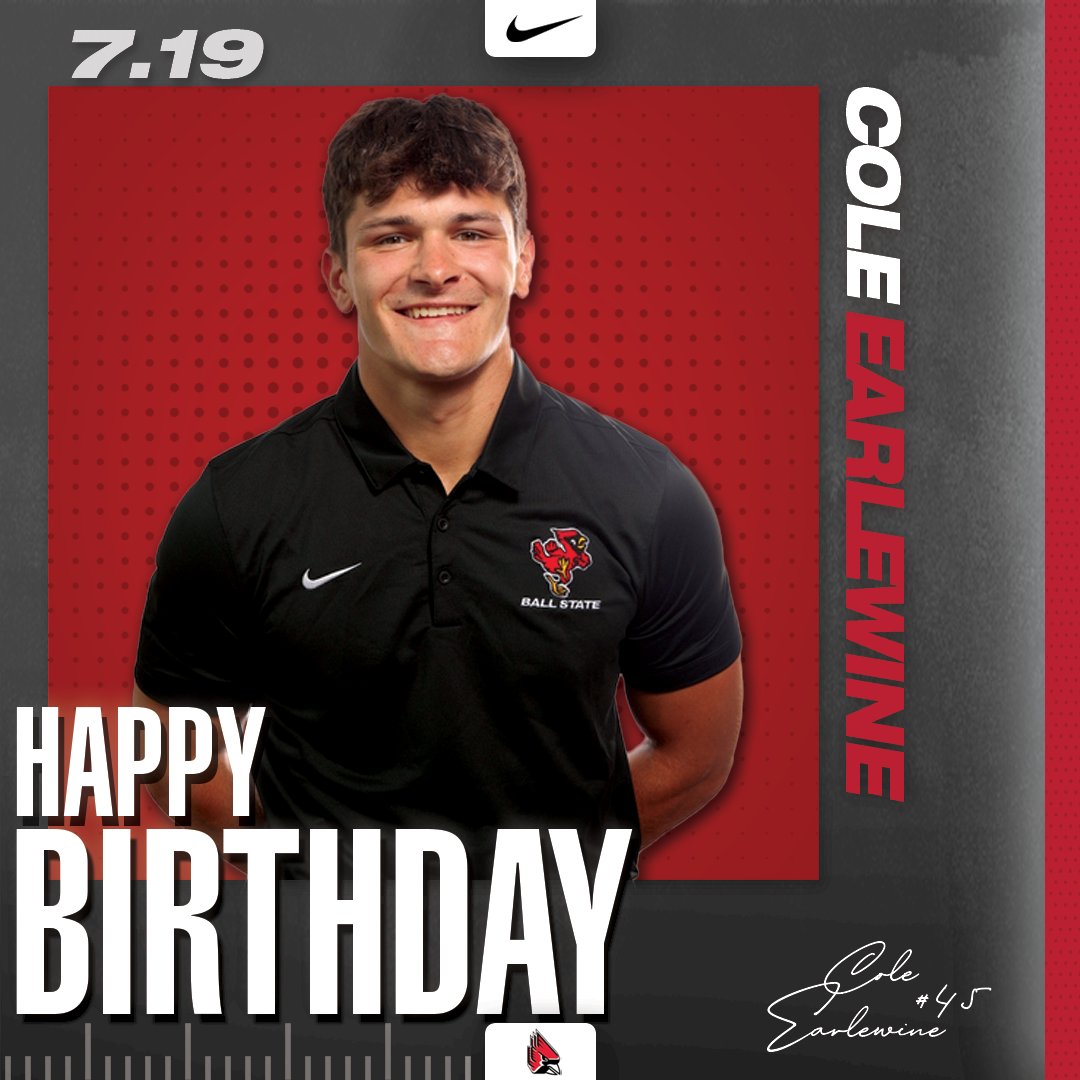A very Happy Birthday to DB Cole Earlewine! <a href="/CEarlewine/">Cole Earlewine</a>