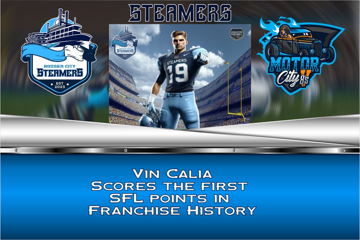 Vin Calia continues his all-star status with an amazing BCS debut by breaking the 200 yard barrier, setting a team receiving record, scoring two TDs and the franchise's first win in the SFL.