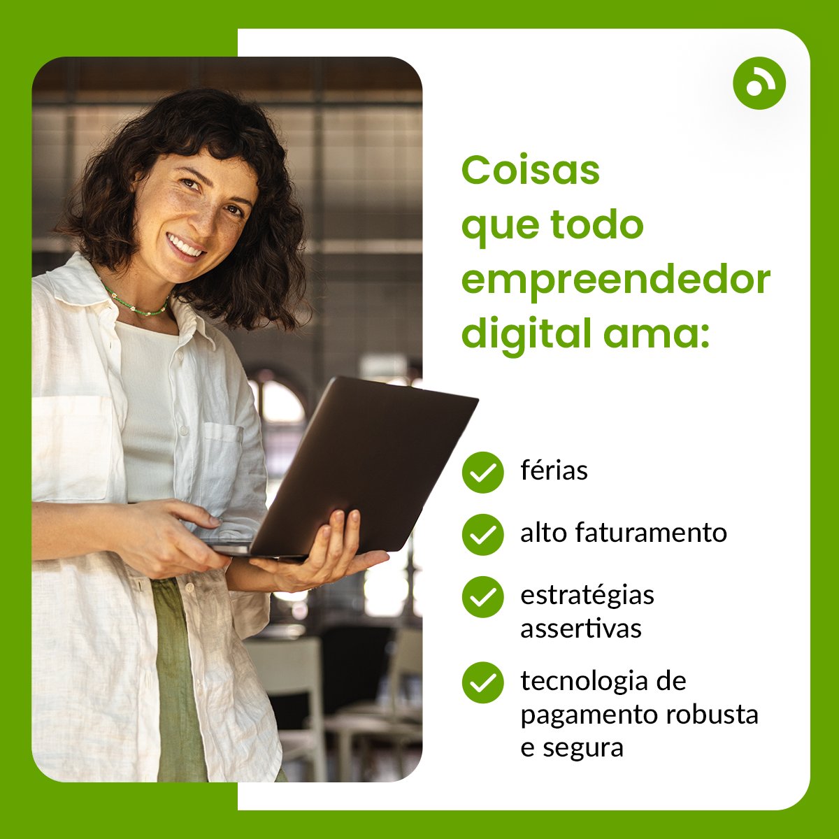 Não adianta… Todo empreendedor digital ama descansar depois de garantir tudo o que é preciso para vender com alta performance! ✌️