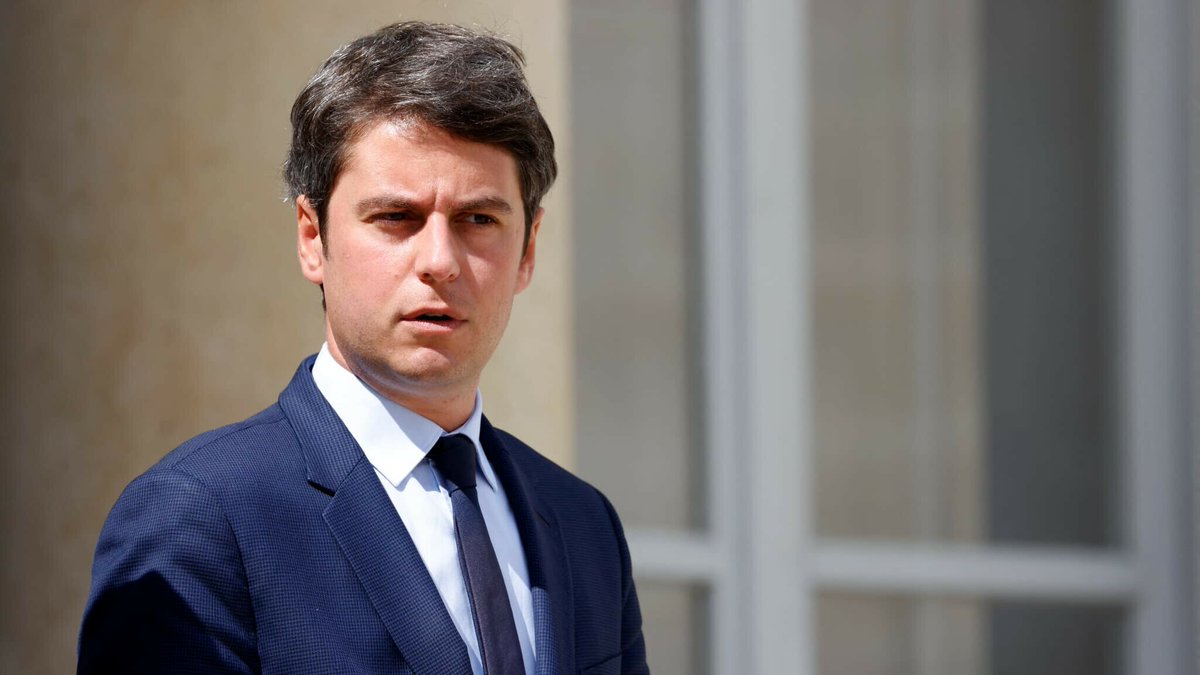 BFMTV's tweet photo. Démission du gouvernement: Gabriel Attal, deuxième Premier ministre le plus éphémère de la Ve République
https://t.co/mzh8fCViAd https://t.co/RDvqWMr6RI