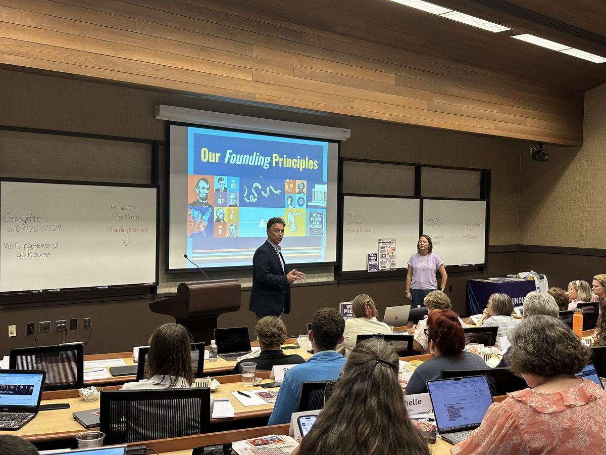 Georgette Hackman (@georgettehack) on Twitter photo All the teachers at the <a href="/foundingforward/">Founding Forward</a> First Five Presidents seminar are so excited to welcome <a href="/periodicprez/">Periodic Presidents</a> to our session this afternoon! What a great way to make some content connections!!! All the teachers at the <a href="/foundingforward/">Founding Forward</a> First Five Presidents seminar are so excited to welcome <a href="/periodicprez/">Periodic Presidents</a> to our session this afternoon! What a great way to make some content connections!!!
