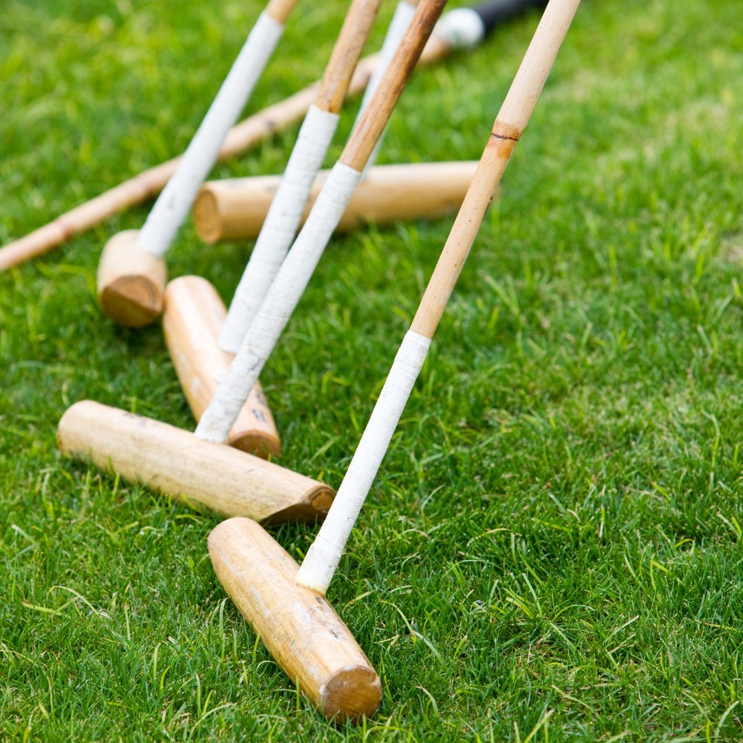 The tools of the trade. Every game starts with the perfect mallet. #PoloLife #HighGoalGin