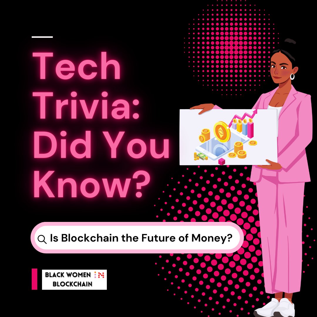 BWomeninB's tweet photo. As blockchain revolutionizes finance with instant and secure transactions, we might see it coexist alongside cash and digital wallets. Curious about its potential?

Follow Black Women In Blockchain to dive deeper into this game-changing technology! https://t.co/FTehTBHhqM