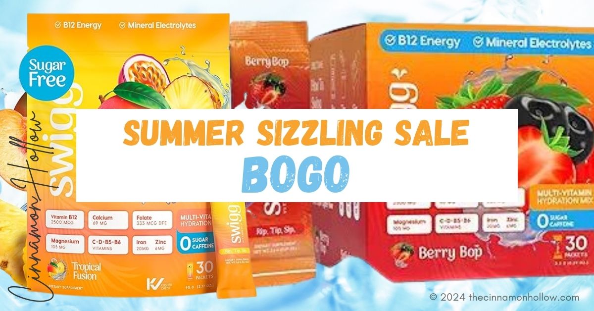 CinnamonHollow's tweet image. ad Swigg BOGO Summer Sizzling Sale - Summer special till the end of July - Add both to cart, and pay for only 1 lvnta.com/lv_zItLXRTzq2j… AND lvnta.com/lv_2Y00ItVQBlT… #swigg #bogo #bogosale