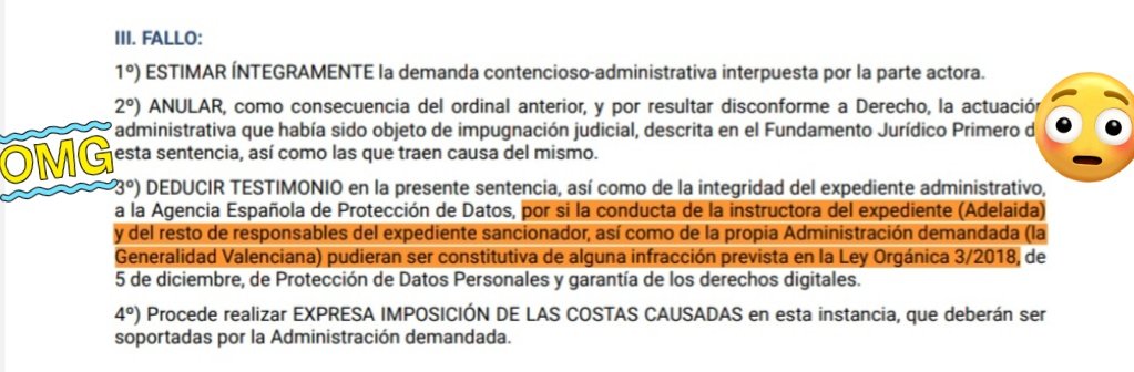 caty_pou's tweet photo. 📌 ¡OJO! 🙄
✅ La difusión de datos personales realizados por la Administración y la necesidad de poner estos hechos en conocimiento de la #AEPD
🟡 Posible vulneración en materia de protección de datos: conducta de la #instructora del expediente [...]
https://t.co/s6HSOBvCoR 🧵⤵️ https://t.co/cOBOEmXP3j