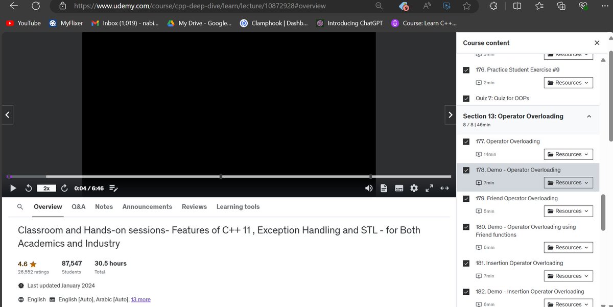 helllo0452's tweet photo. Today's Learnings:
Continued learning OOP in C++
-Struggled with one LeetCode question, reviewed solution
-Revised 10 past LeetCode questions
#LearningWithLeapfrog #60DaysOfLearning2024
@lftechnology

#LSPPDay46 https://t.co/JPdppe8smX