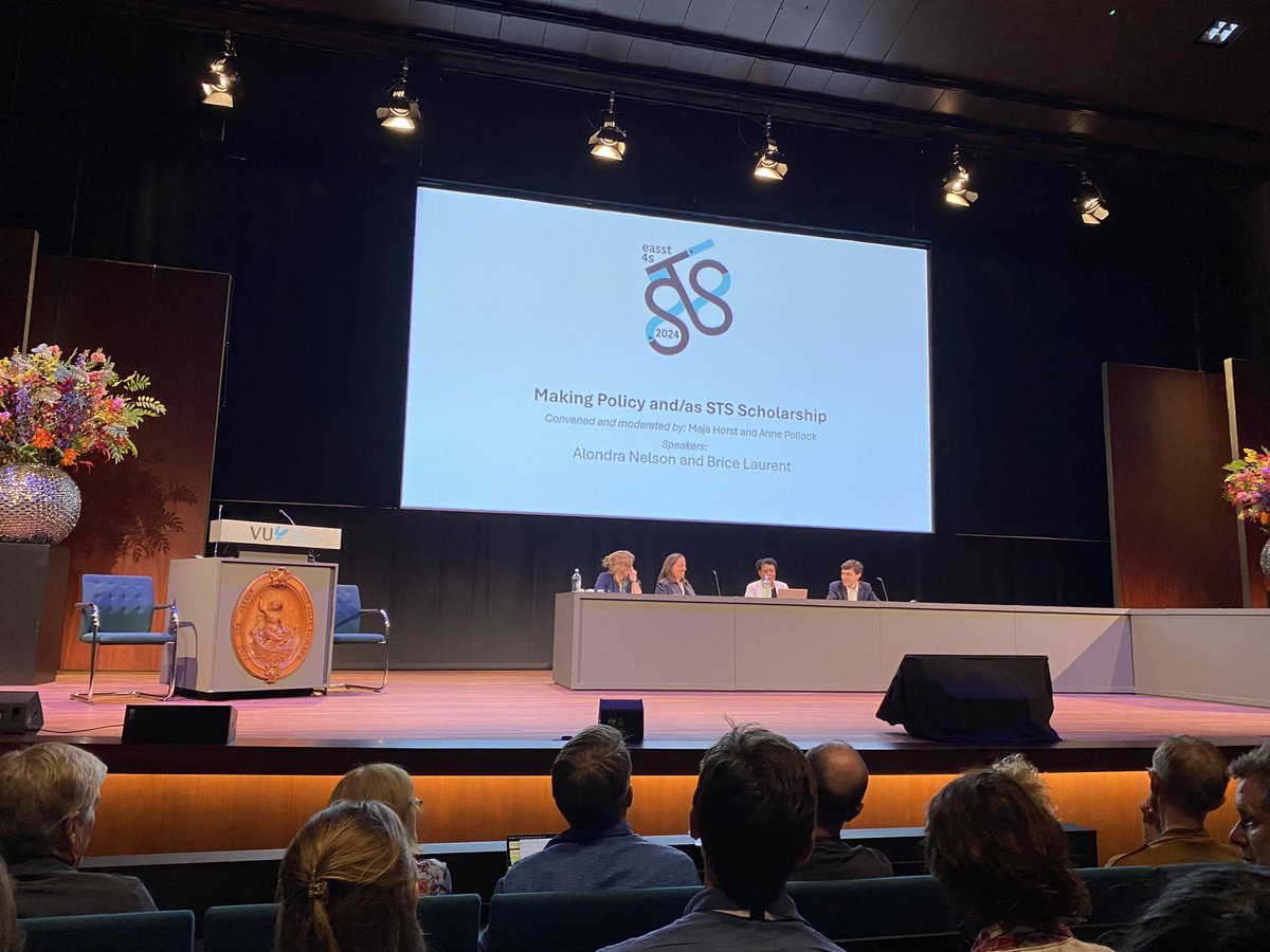 I’ve had a blast at day one of #EASST4S2024 catching up with friends both old and new, listening to some good talks, including an excellent Plenary by <a href="/alondra/">Alondra Nelson</a> and Brice Laurent and reuniting with the <a href="/ssosnetwork/">Social Studies of Outer Space</a> crew. Now time to sleep before day 2.