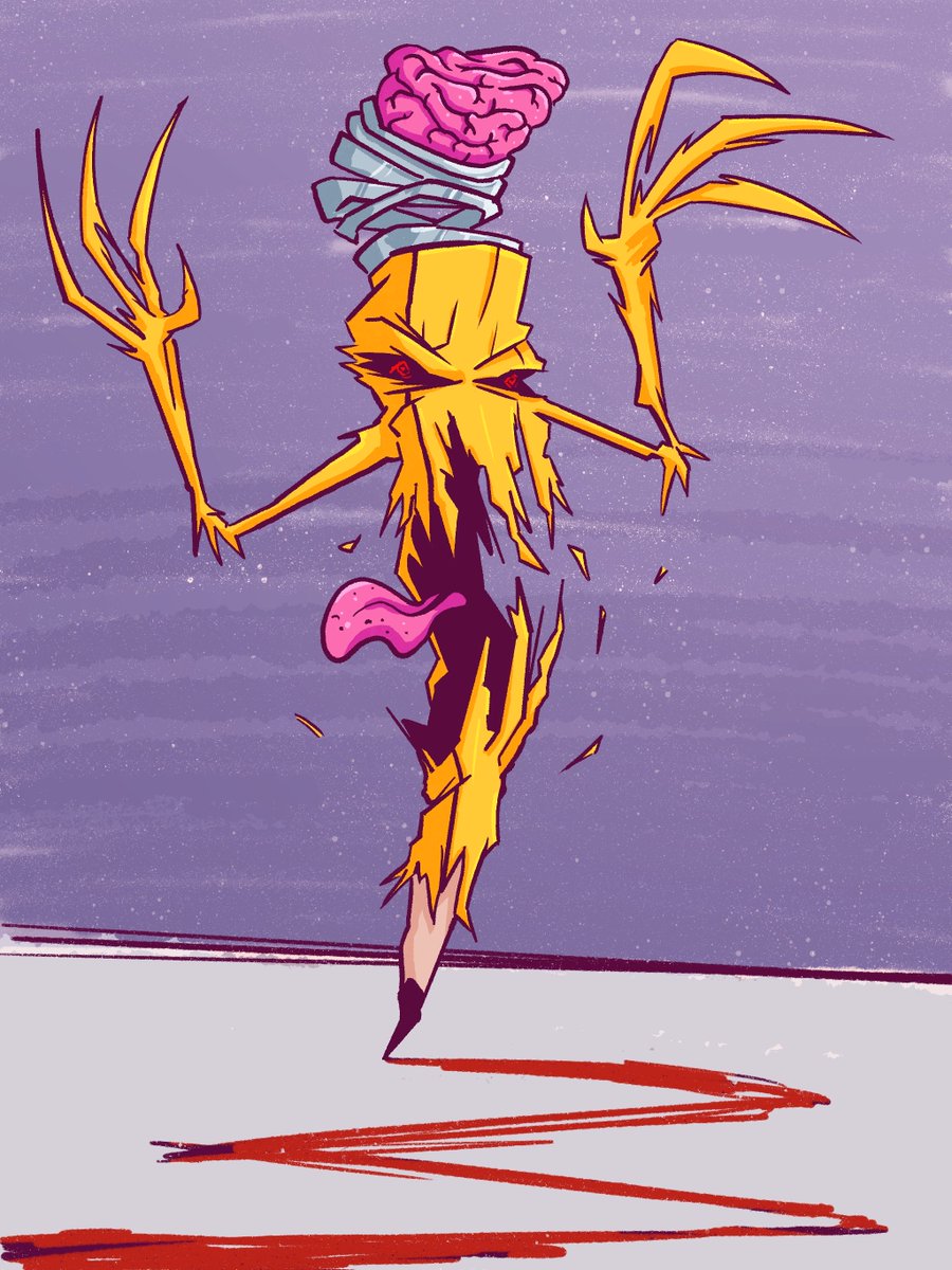 Doodle #27 : "An inanimate object as a monster." 
#dailydoodle