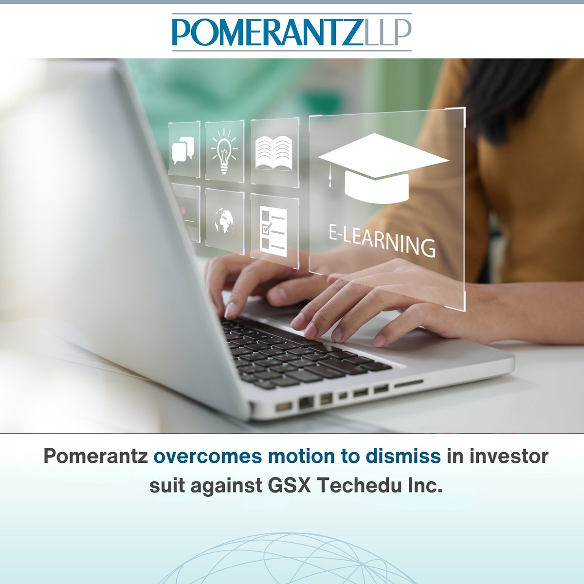 PomerantzLLP's tweet image. Pomerantz overcomes motion to dismiss in investor suit against Chinese online education provider GSX Techedu Inc. #EducationalTransparency #SecuritiesLitigation #ClassAction