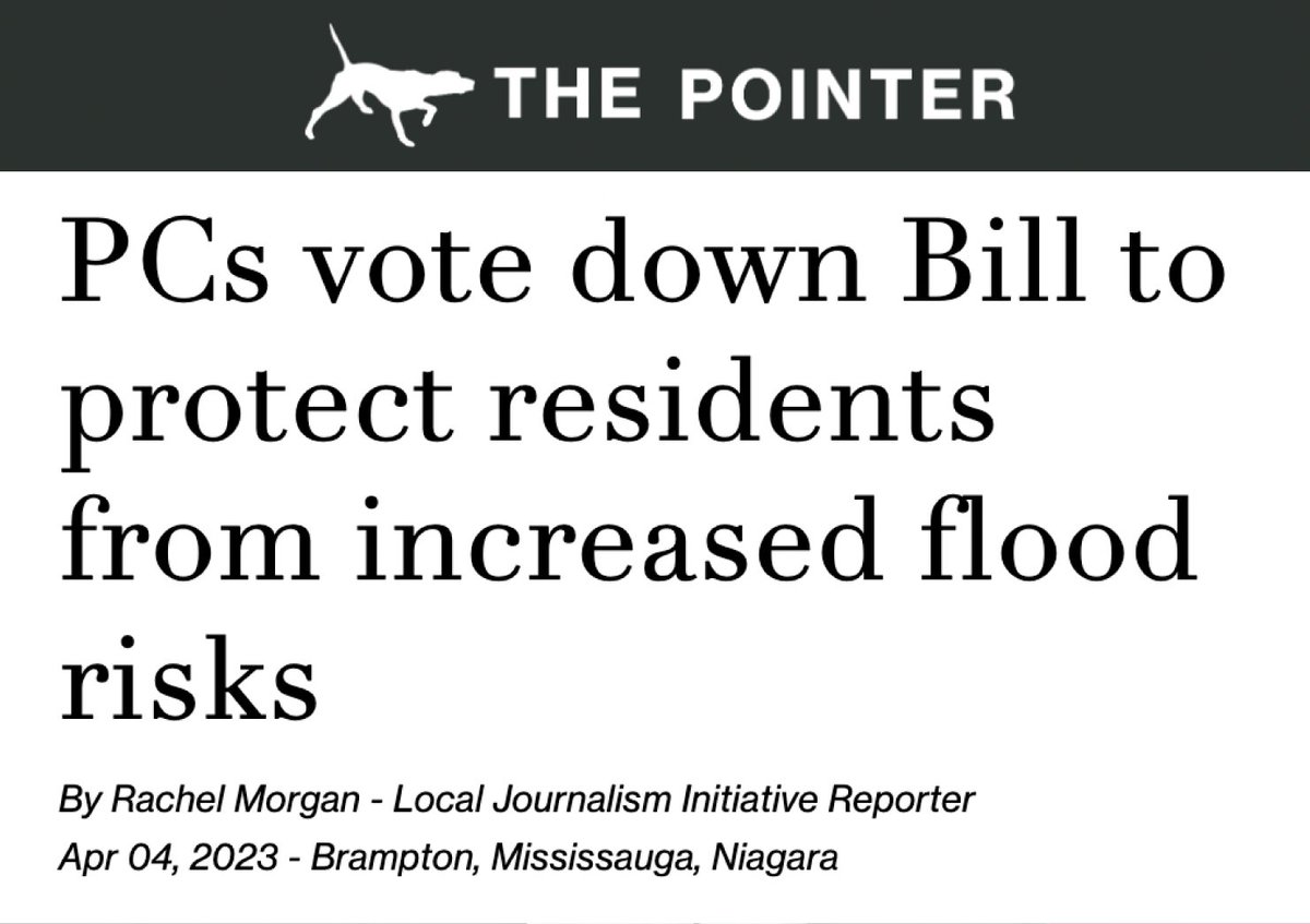 Today's flash floods remind us of the importance of climate-resilient infrastructure.

Last year, Liberal MPP @MaryMargaretBEY introduced the Fewer Floods, Safer Ontario Act, which Ford's Conservatives struck down.

Ontario's Liberals will always fight for strong climate action.