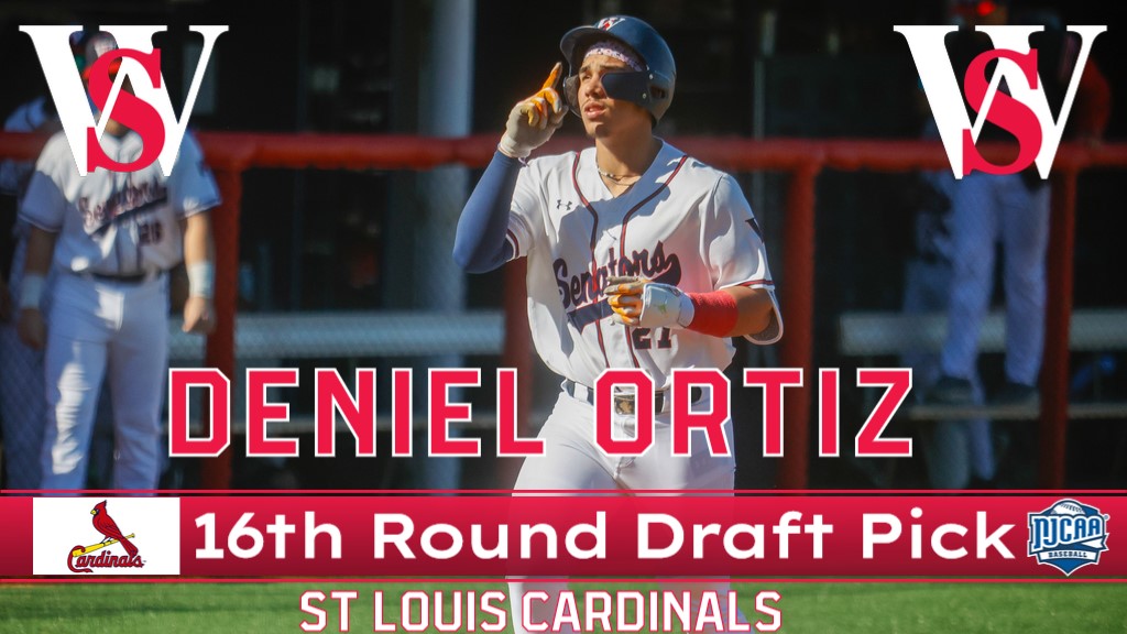 Congratulations to sophomore 3B Deniel Ortiz on being drafted by the <a href="/Cardinals/">St. Louis Cardinals</a>. #Tradition