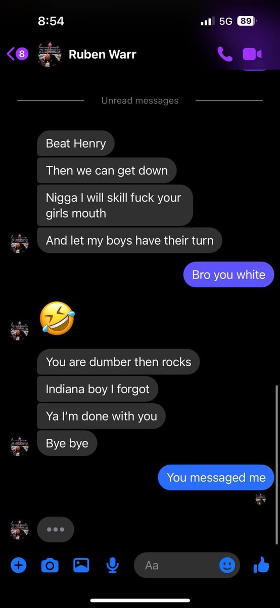 DianaBelbita's tweet photo. 😳 @bareknucklefc please deal with this guy. Those words are not joke. ‼️
 
That’s part of his conversation with my bf. Tf?! https://t.co/kv0mToluZR