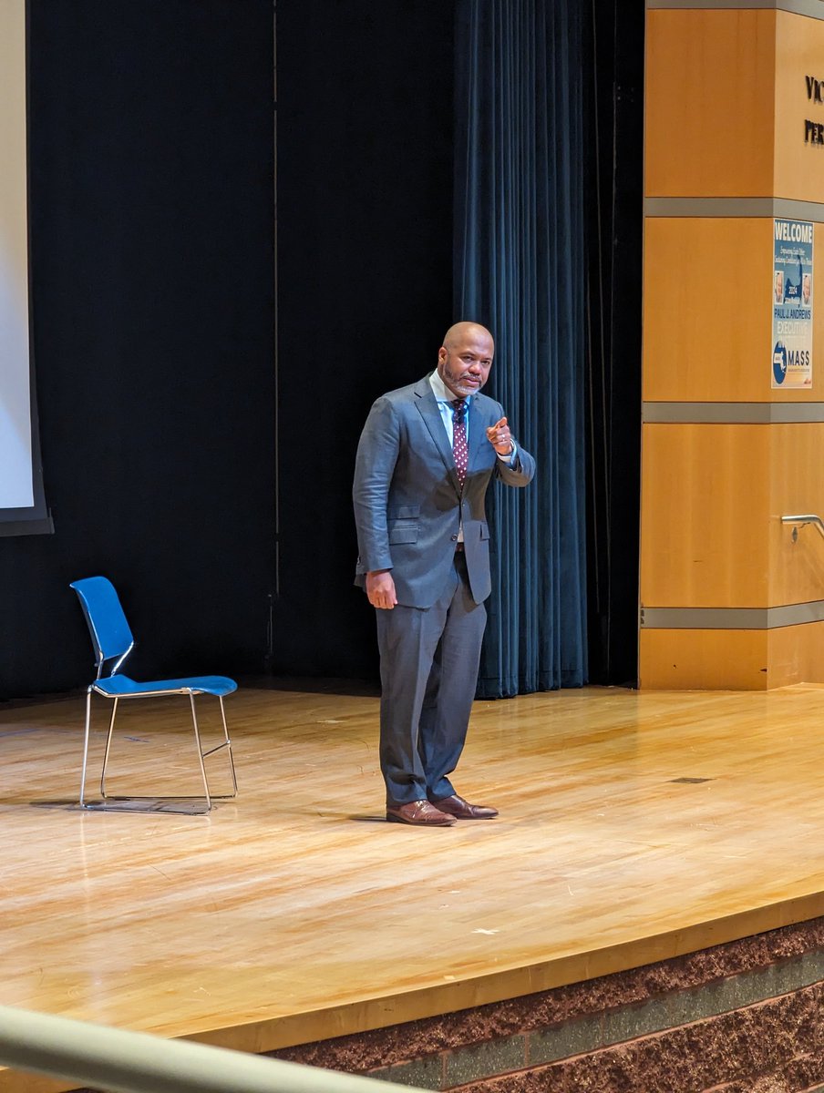 OakleyWb's tweet image. Inspiring message today from @ManuelScott at MASSEI2024. Reminding every educational leader @massupt that "Someone's destiny is tied to your excellence". #betheexception