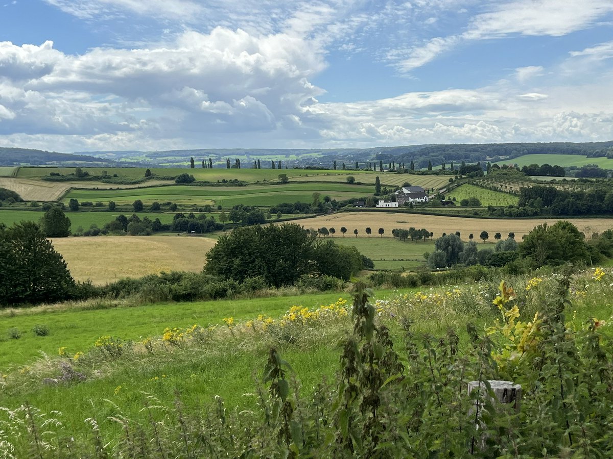 WurfTwain's tweet image. Uitzicht vanaf de heuvel bij Eys, Zuid-Limburg. Een bijzonder stukje Nederland. #limburg #zuidlimburg #eys #landschap #fotografie @magnifiekZL