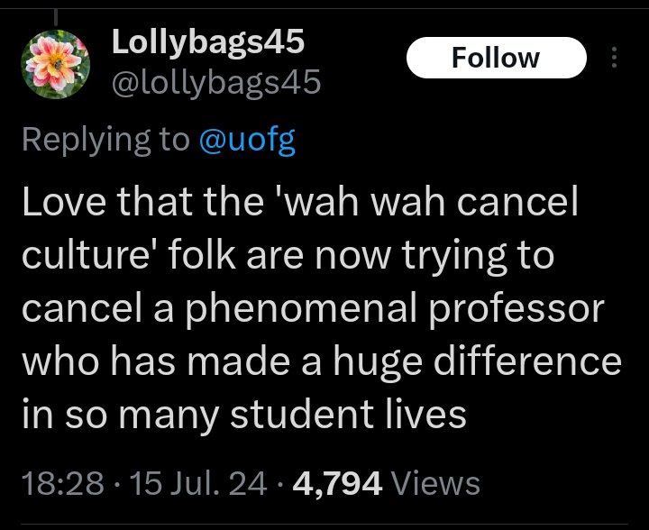 CanadaKlr's tweet photo. Here's another What a POS defending the U of Guelph professor Shoshanah Jacobs who was upset an ex president wasn't killed and who showed zero concern that a father died shielding his daughter.
A public school teacher as well.
Sick.
#WhatAPOS https://t.co/awuTMic8Rx
