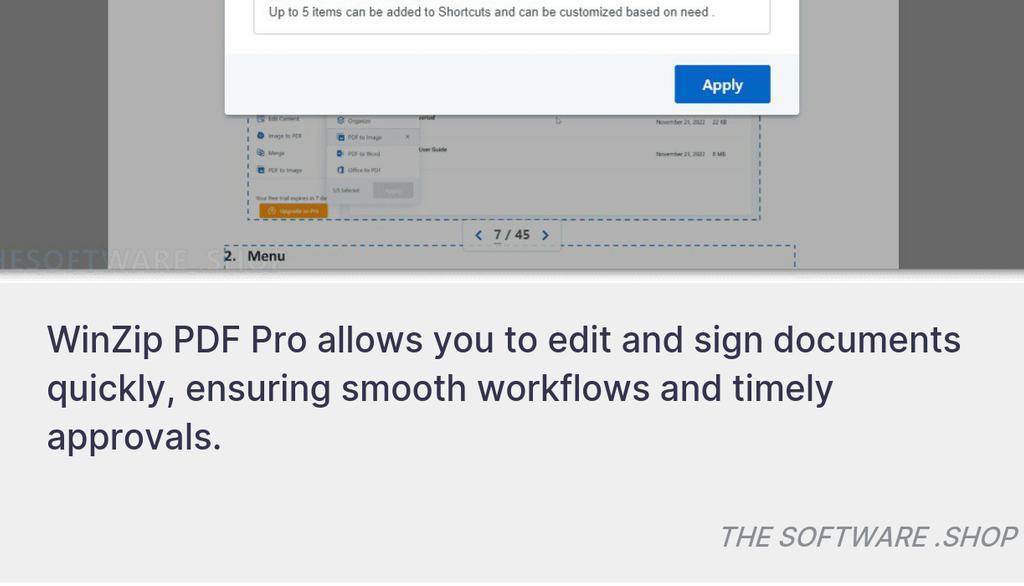 TodaysSoftware's tweet image. 50% Off – WinZip PDF Pro | All-in-one PDF Solution: Edit, Read, Merge, Sign, Secure – for Windows: lttr.ai/AU0Wb

#pdftools #pdfsoftware #AllInOnePdfSoftware #PdfEdit