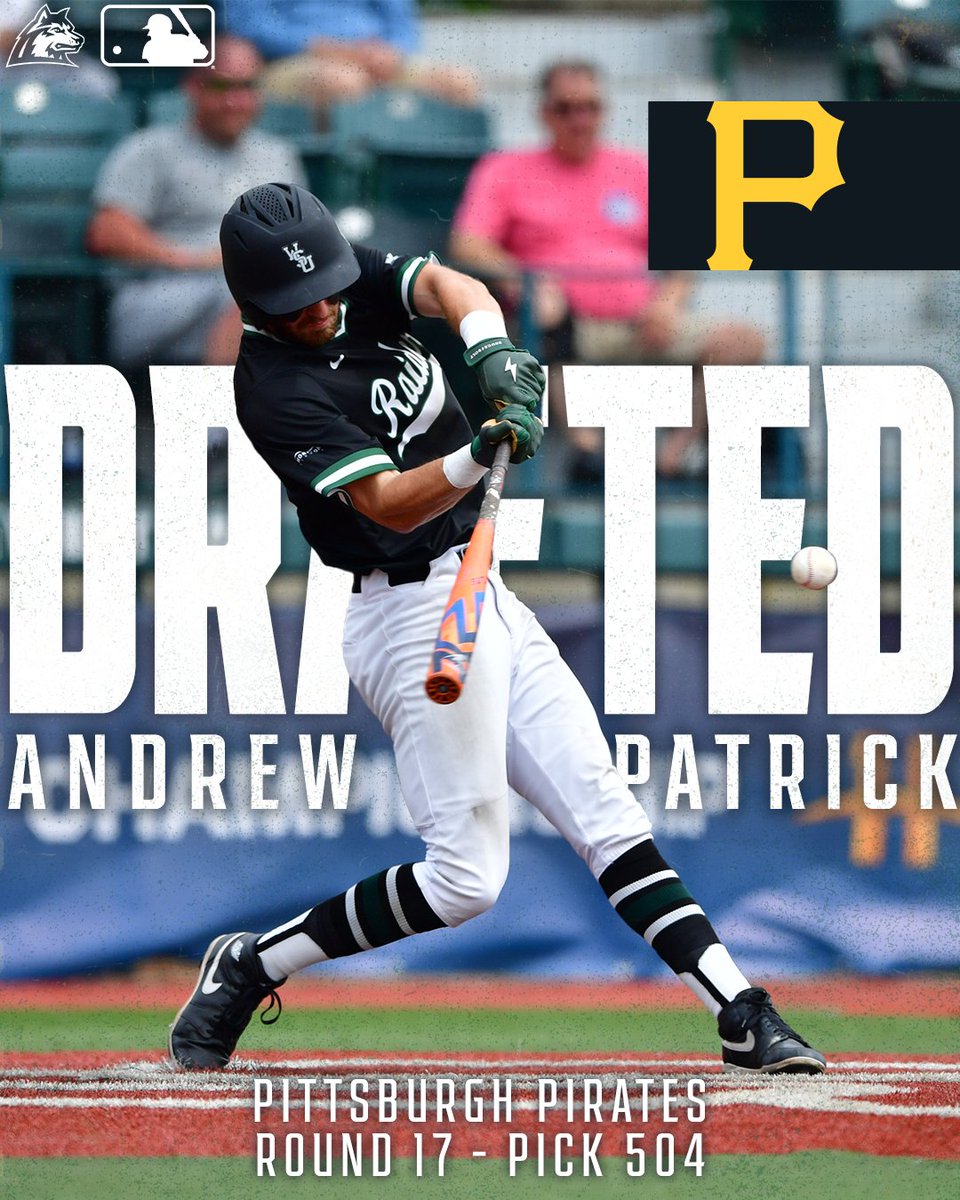 ‼️𝑫𝑹𝑨𝑭𝑻𝑬𝑫‼️

Andrew Patrick has been selected by the Pittsburgh Pirates in the 17th round (504th pick) of the 2024 MLB Draft!

#Raidergang | #ProRaiders