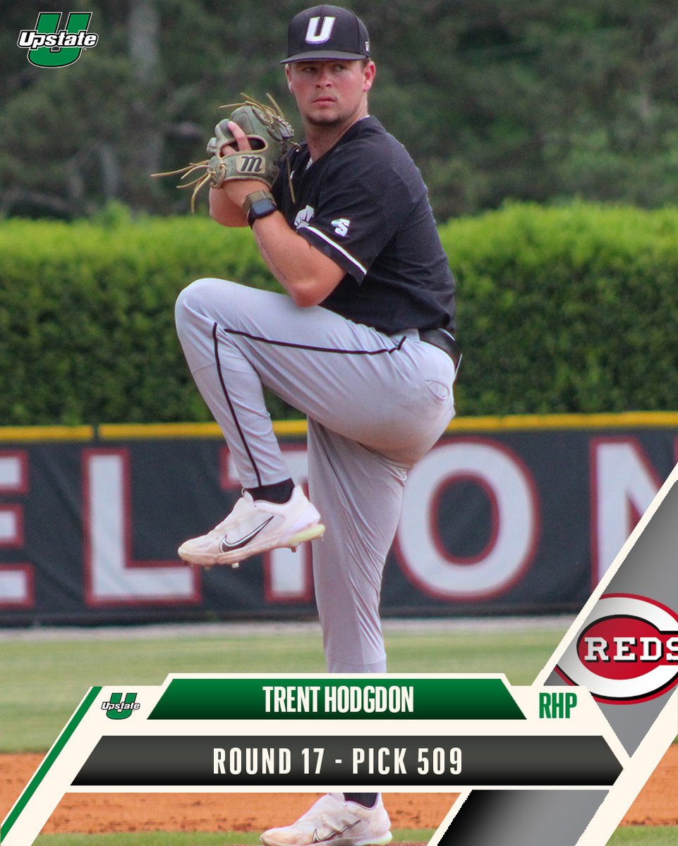 𝑶𝒇𝒇 𝒕𝒉𝒆 𝒃𝒐𝒂𝒓𝒅...

Congratulations to Trent Hodgdon on being selected by the Cincinnati Reds in 2024 MLB Draft!  

#SpartanArmy ⚔