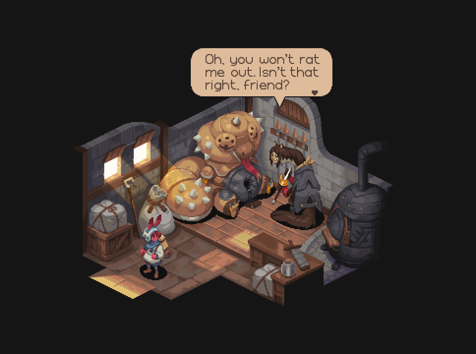 Just daydreaming a bit. Realized Mira from my explorer series works surprisingly well in an RPG setting. This was a scene I was planning to paint further down the line. #pixelart #ドット絵