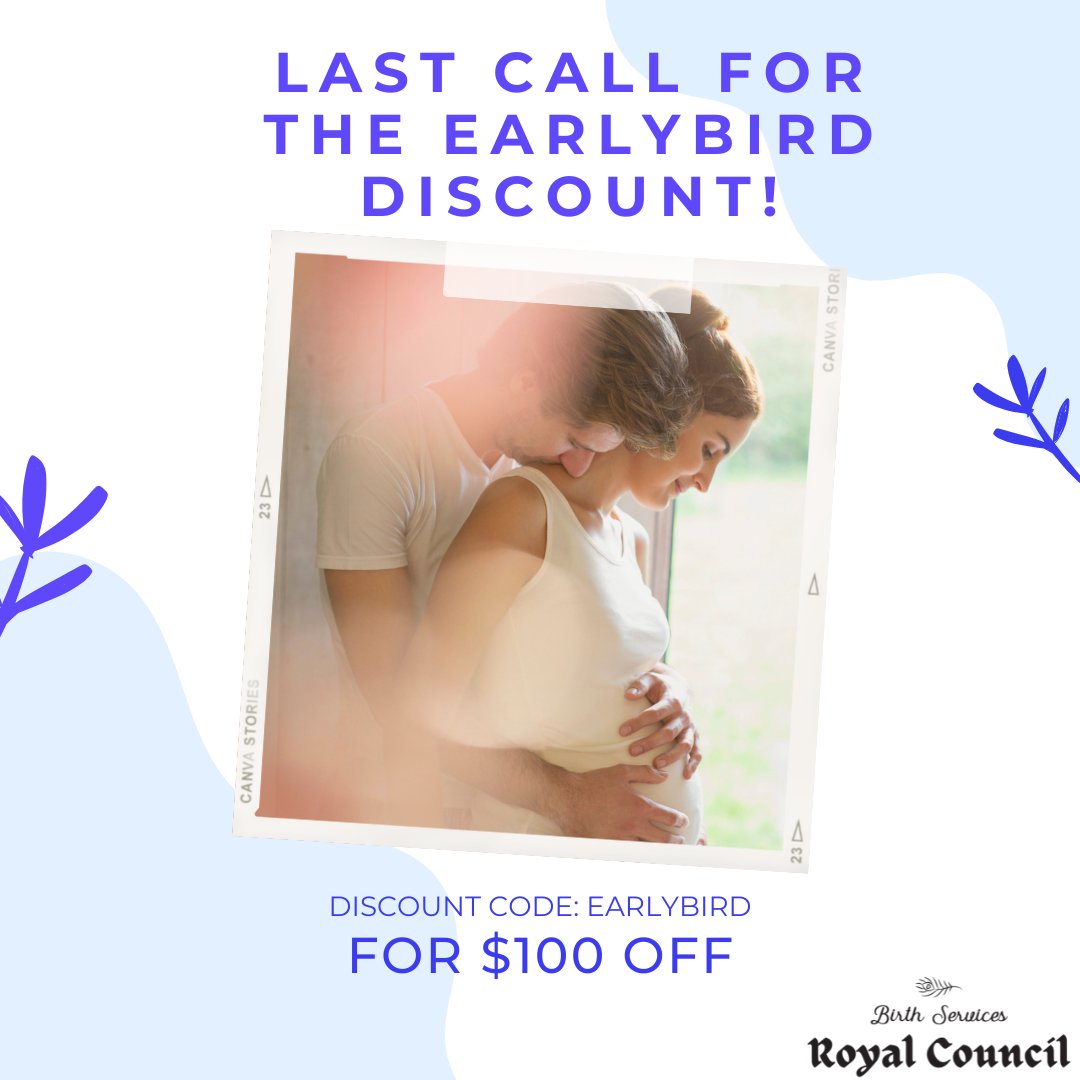 chelseank92's tweet photo. Last day to get $100 off the Birth Retreat is today! This is the final day for this discount we will not be bringing it back so don't miss out. Remember we will have an activity for your partners so if you need to negotiate use that. haha

 https://t.co/XZaKLxT03g https://t.co/RLH3AO4GxD