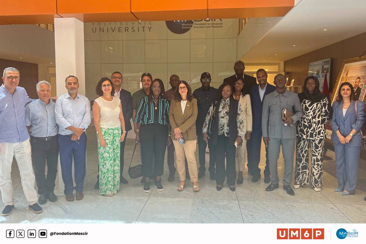 FondationMascir's tweet photo. đžđłđ€đČđŠ En marge de la visite Ă @UM6P_Officiel, #MAScIR a accueilli des reprĂ©sentants sĂ©nĂ©galais et internationaux le 16 juillet 2024.
Exploration de nouvelles opportunitĂ©s pour un dĂ©veloppement industriel durable. đđŹ
@OCPGroup @OCP_Africa
#Collaboration #Innovation #MAScIR https://t.co/gVfRSgeMDV