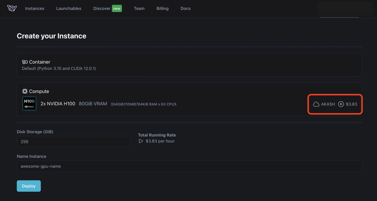 Brev has been acquired by NVIDIA.

As a primary network client, Brev.dev utilizes the Akash Supercloud to access high-performance GPUs, including H100s, A100s, and more.