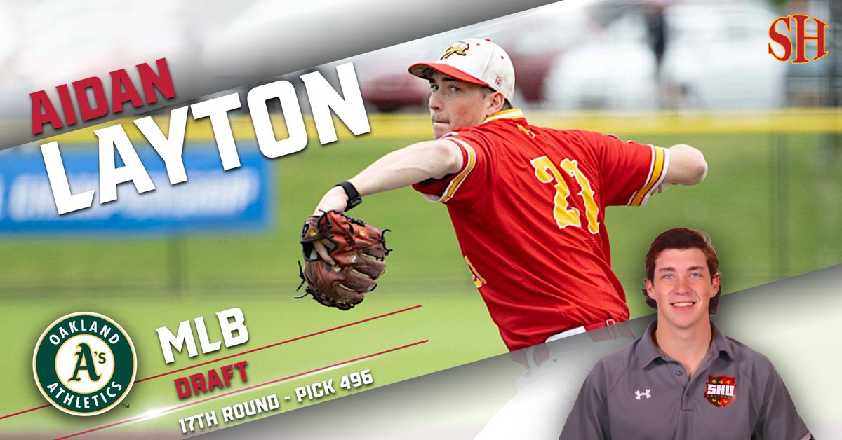 Griffs ⏩️  <a href="/Athletics/">Athletics</a> 
Congratulations <a href="/a_layt35/">Aidan Layton</a> 

#MLBDraft #ProGriffs