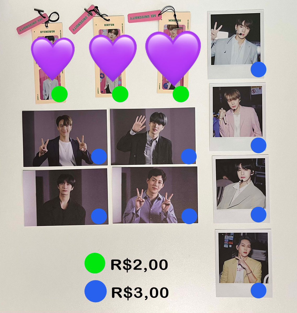 🍬SWEET PROMOÇÃO🍬
Promoção válida até 31/07!!

💰Valores na imagem
🚌Frete não incluso 

Catálogo: drive.google.com/drive/mobile/f…

Para pedir, chamar na DM💜
#vendo #venda #kpop #monstax #shownu #wonho #minhyuk #kihyun #hyungwon #jooheon #im #changkyun #card #postcard
