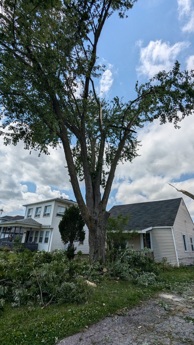 Late to the damage but here are some pics from Windsor.  Tree debris and damage  was scattered through this area. Large branches fell onto this home and the vehicles in the driveway.  Many  branches in other areas showed signs of rot.   <a href="/NTP_Reports/">NTP Reports</a> <a href="/dave_sills/">Dave Sills (now active on Bluesky)</a> <a href="/WE_SEE_/">W.E. S.E.E.</a>