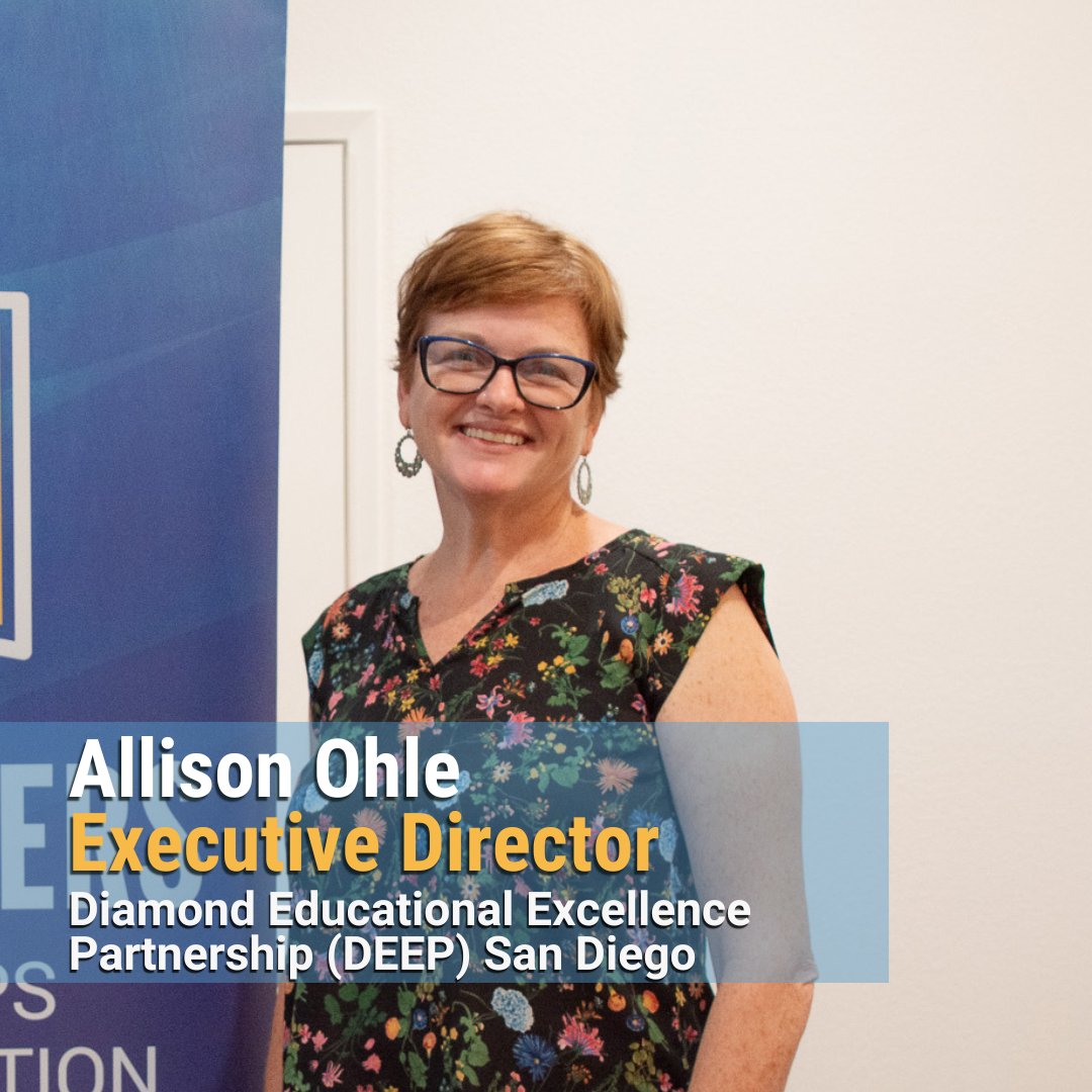 Check out this week’s guest, Allison Ohle, Executive Director of the Diamond Educational Excellence Partnership (DEEP) San Diego! In the episode, Allison shares how DEEP helps students excel in and out of the classroom by rallying community resources. Tune in today!